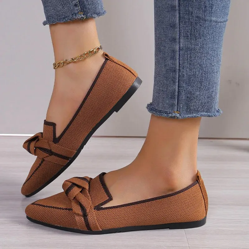Stylish Pointed Toe Ballet Flats
