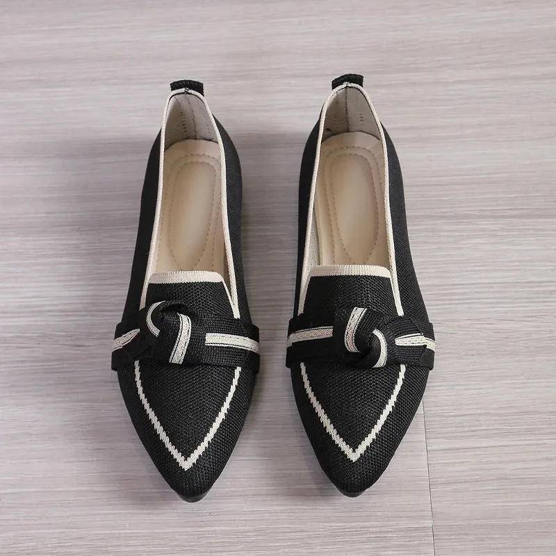 Stylish Pointed Toe Ballet Flats