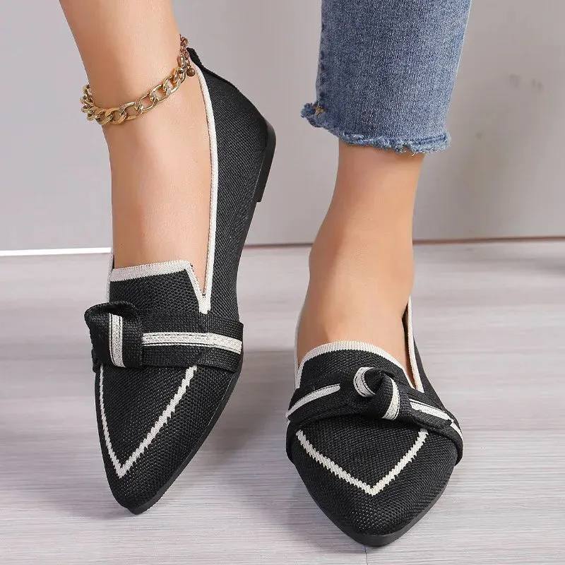 Stylish Pointed Toe Ballet Flats