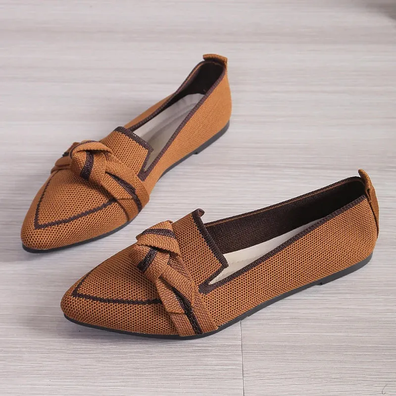 Stylish Pointed Toe Ballet Flats