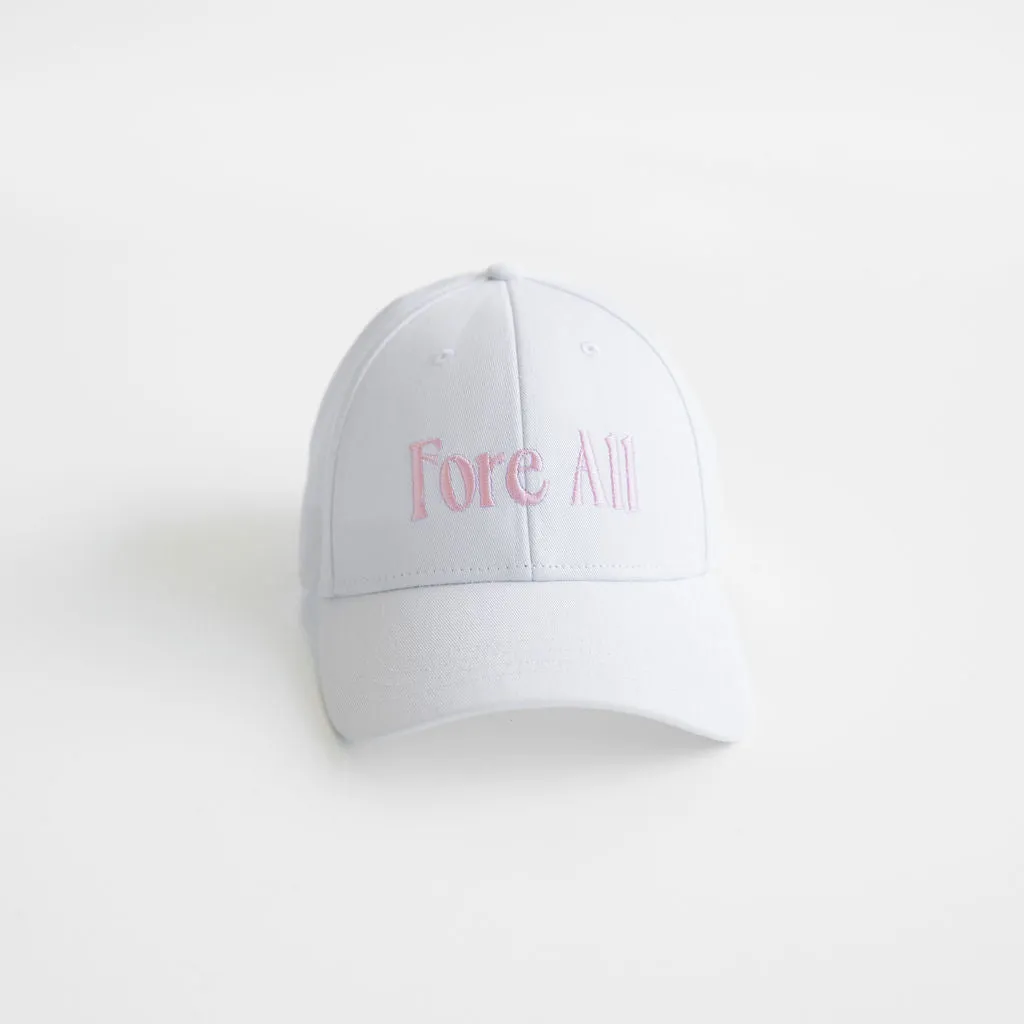 Teddy Golf Hat - White