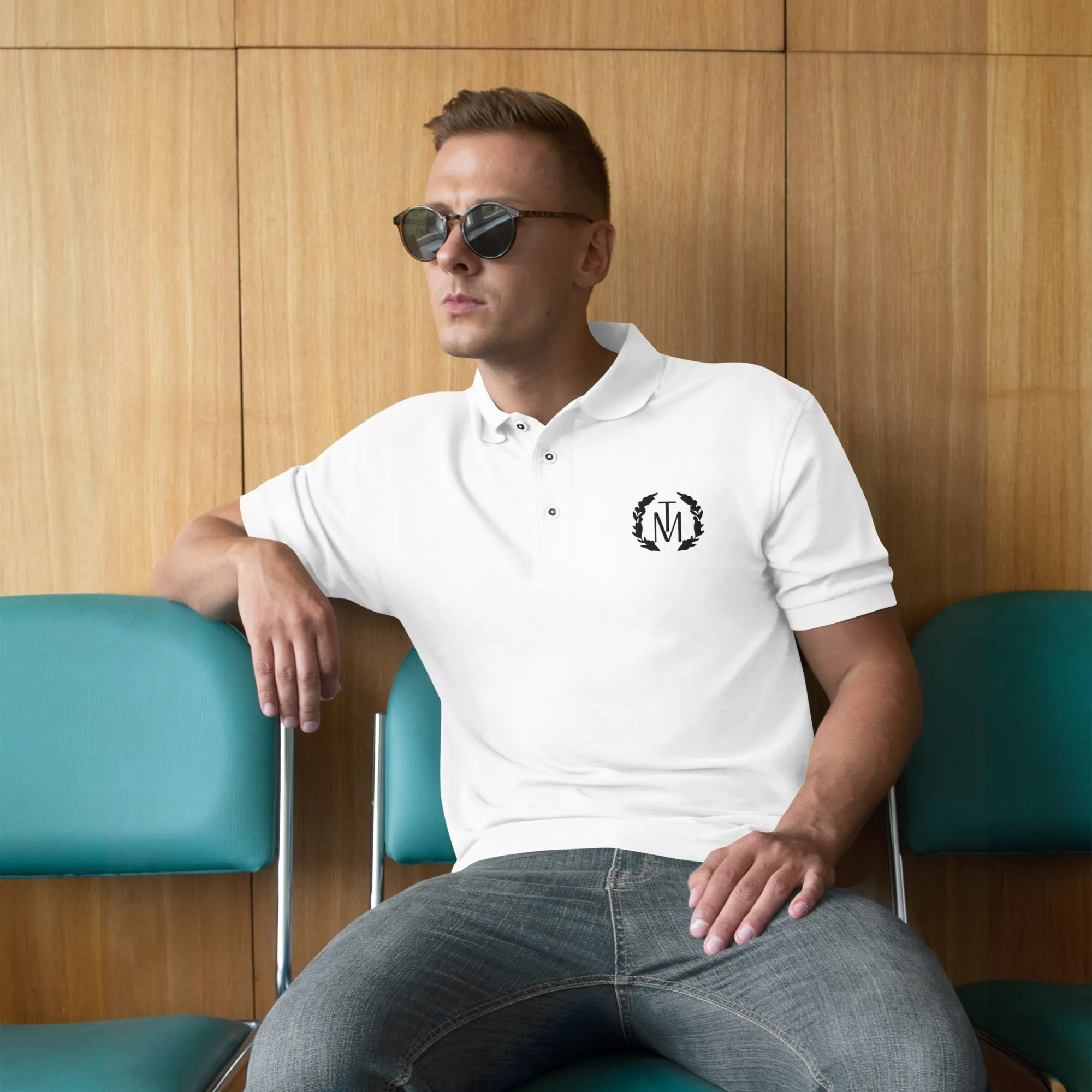 TM Black Reef Men's Premium Polo