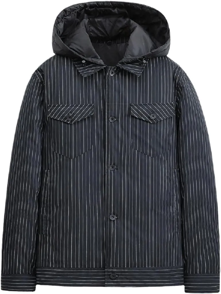 Winter Men Daily Duck Down Hooded Jackets Men Warm Thick Parkas Coat